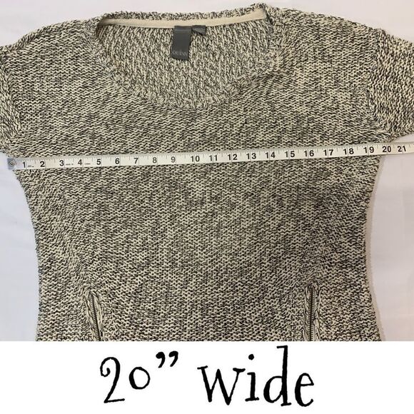$5 add on item,Quinn Heather Grey Front Zip detail Knit sweater - Picture 10 of 12